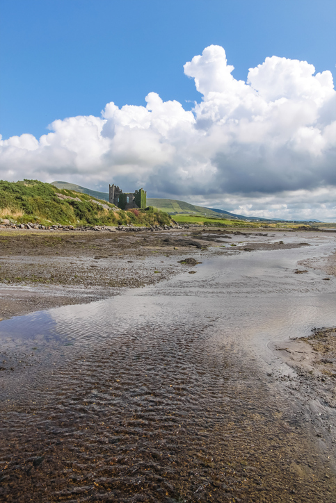Ballycarbery Castle view