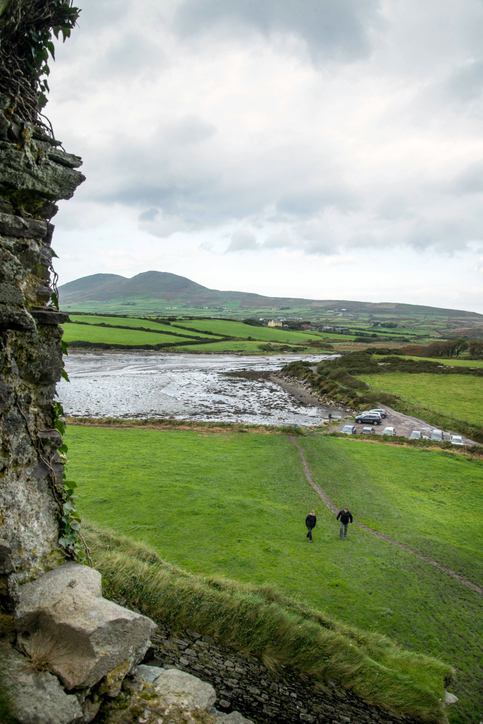 Ballycarbery Castle view